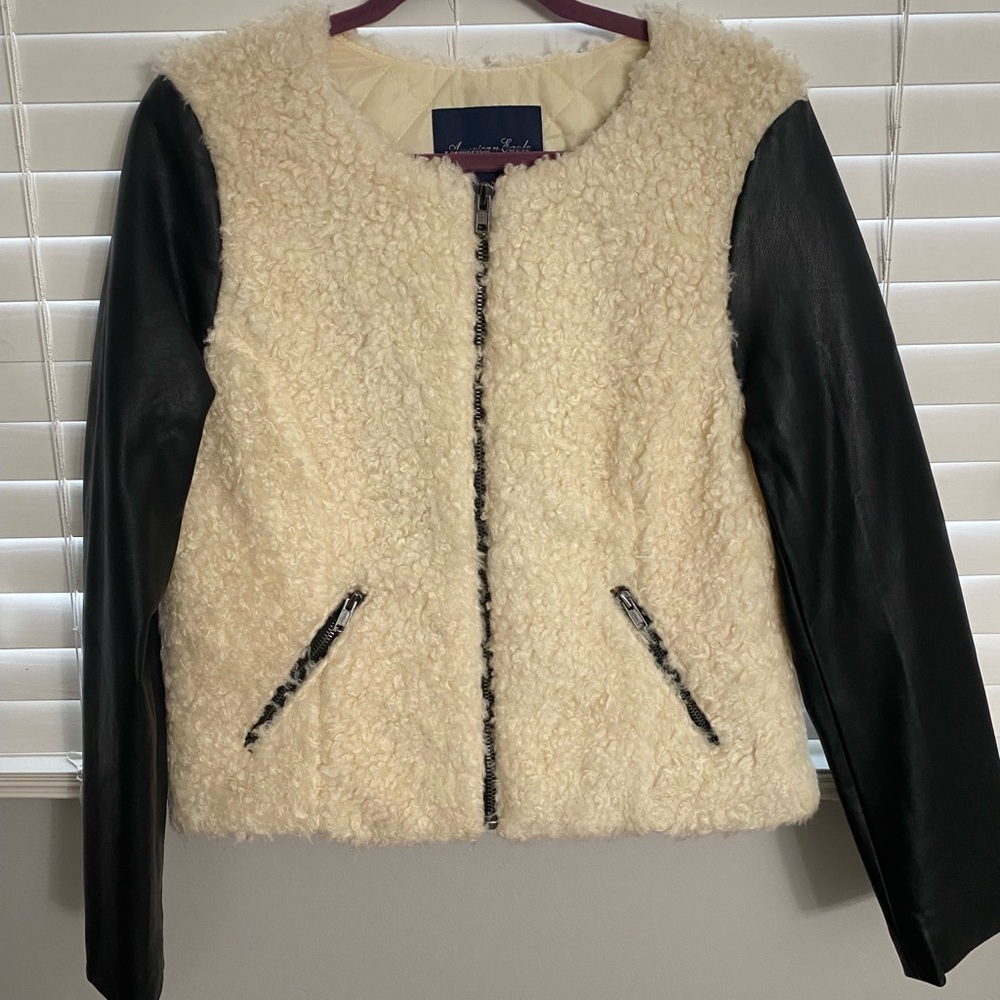 American Eagle Fuzzy Jacket